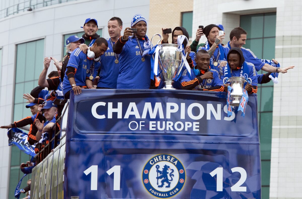 John Terry send heartwarming congratulations to former Chelsea manager Carlo Ancelotti after Champions League win.  (Photo credit should read MIGUEL MEDINA/AFP/GettyImages)