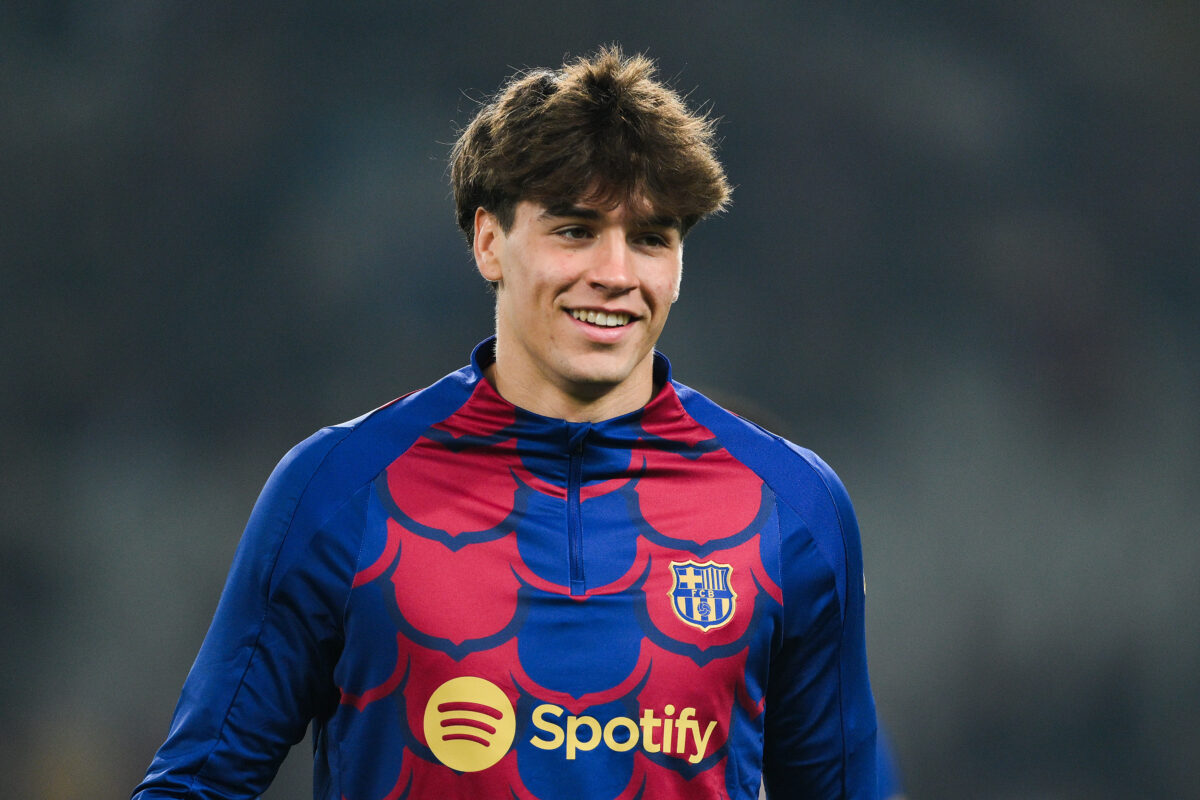 One of those rare instances where a La Masia starlet is actually approchable (Photo by David Ramos/Getty Images)