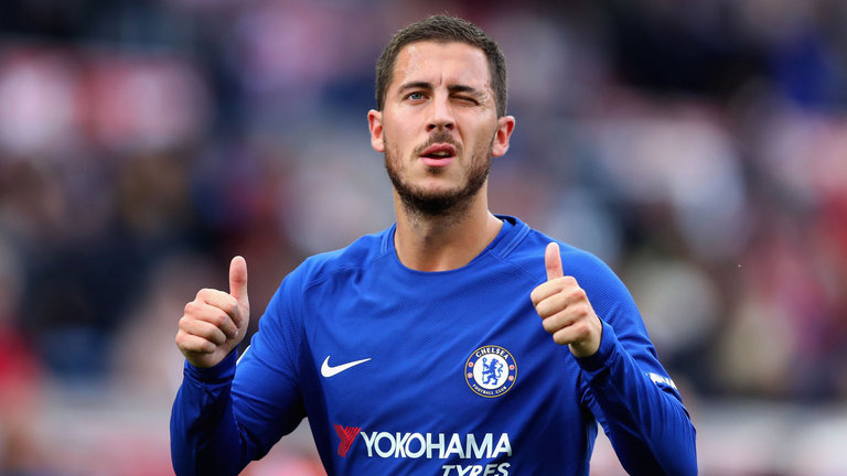Real Madrid star Eden Hazard to return to Chelsea amidst Roberto Martinez's suggestive comments.