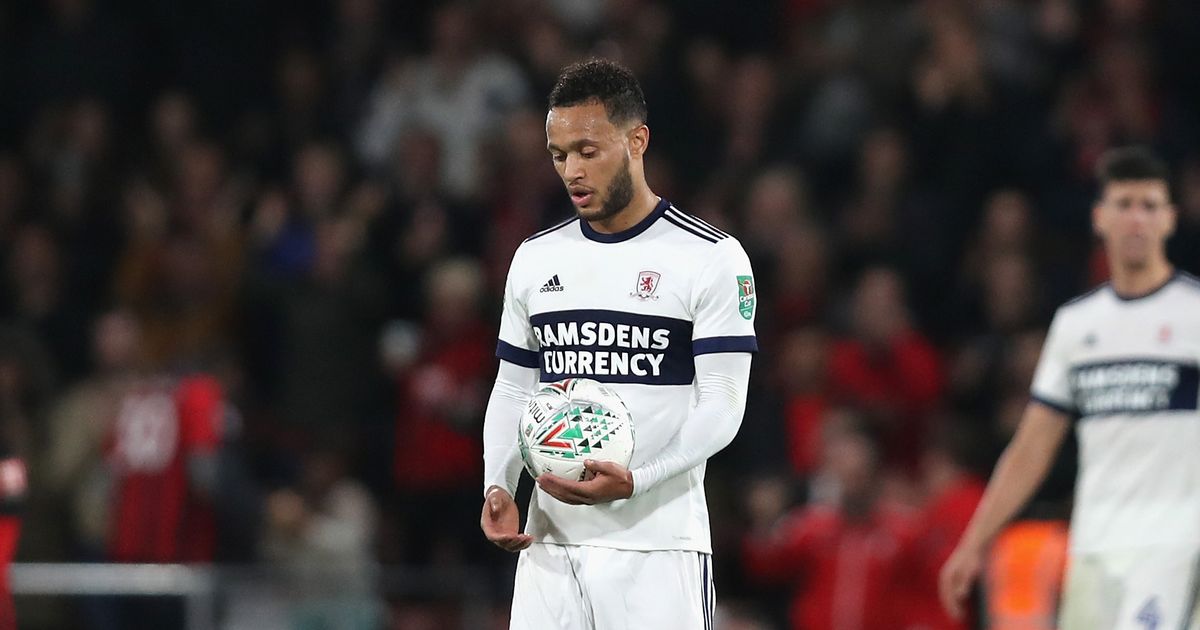 Chelsea star Lewis Baker during his loan spell with Middlesbrough.