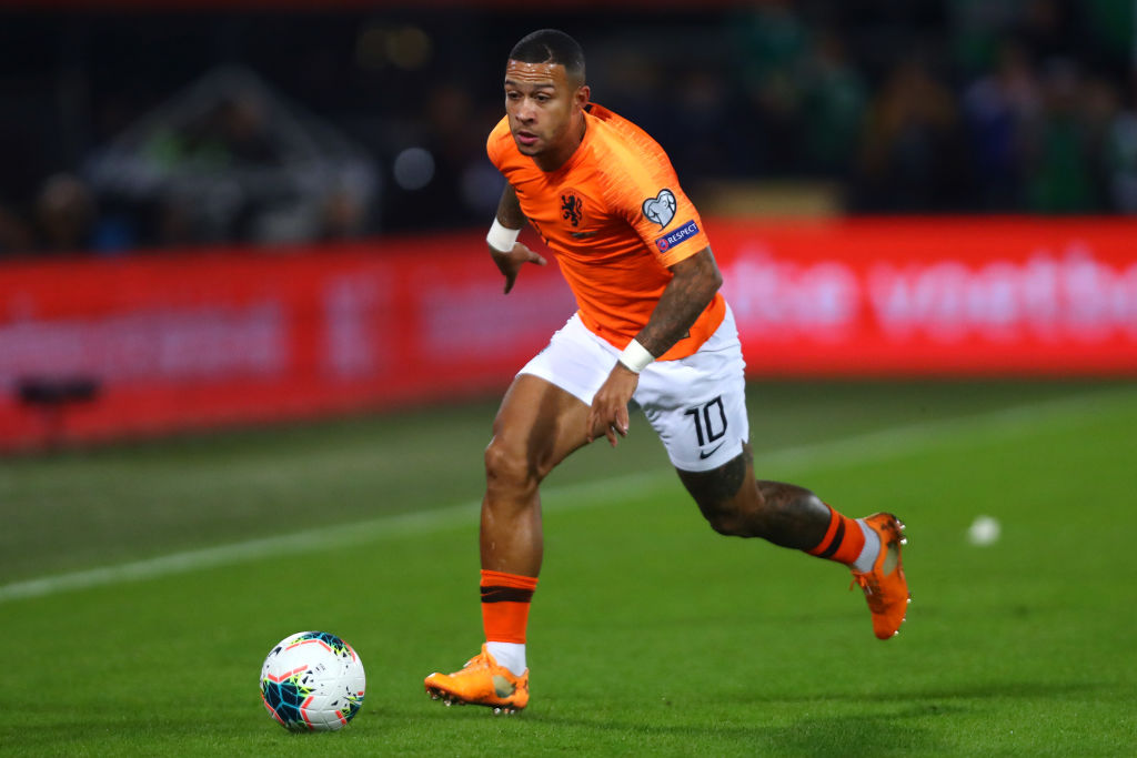 Transfer News: Barcelona have put up Frenkie de Jong and Memphis Depay for sale amid Chelsea interest. (Photo by Dean Mouhtaropoulos/Getty Images,)