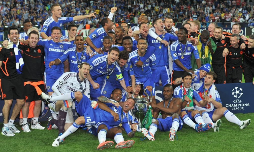 Chelsea won their maiden title in 2012
