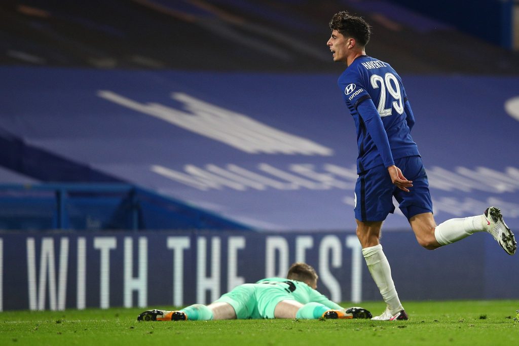 Kai Havertz was the hat-trick hero for Chelsea in the Carabao Cup