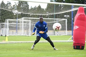 The first images of Edouard Mendy training at Chelsea