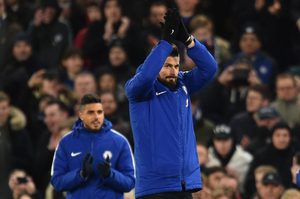 Olivier Giroud has largely been a benchwarmer this season for Chelsea. (GETTY Images)