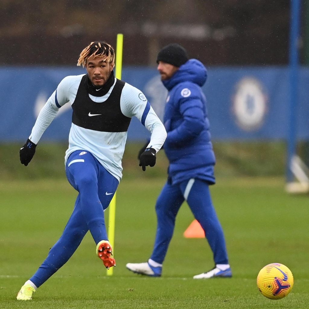 Reece James is back in training for Chelsea