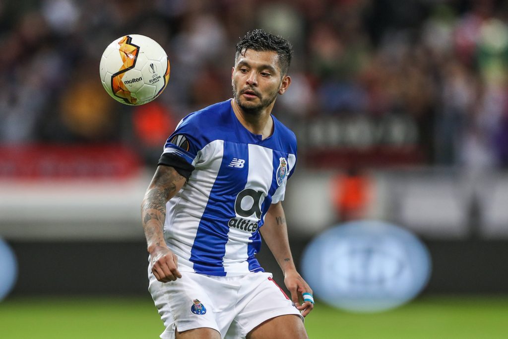 Jesus Corona in action for Portuguese giants FC Porto