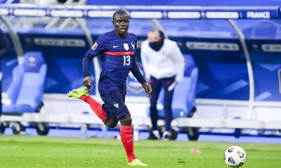 N'Golo Kante in action for France.