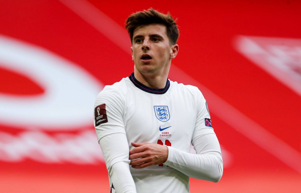 Chelsea superstar Mason Mount has yet to join the England national team following the operation on his teeth.  (imago images)