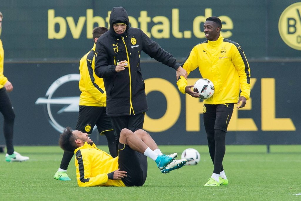  Ousmane Dembele and Thomas Tuchel know each other from their time at Dortmund.