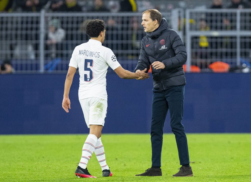 Chelsea were looking to reunite Thomas Tuchel with Marquinhos this summer. (imago Images)