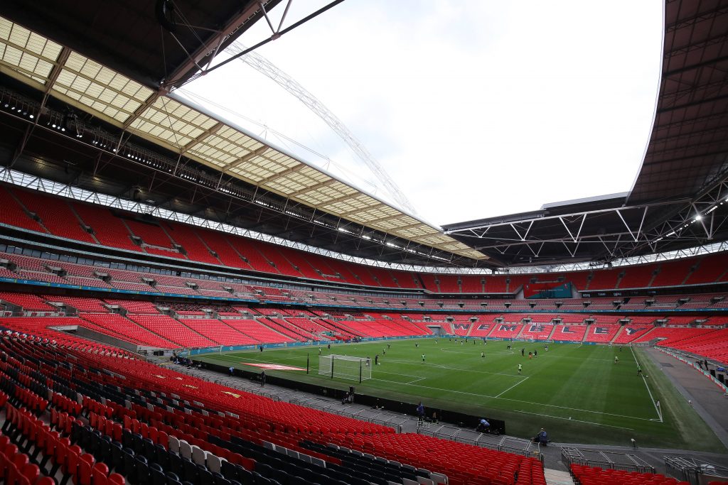 A general view of the Wembley Stadium.