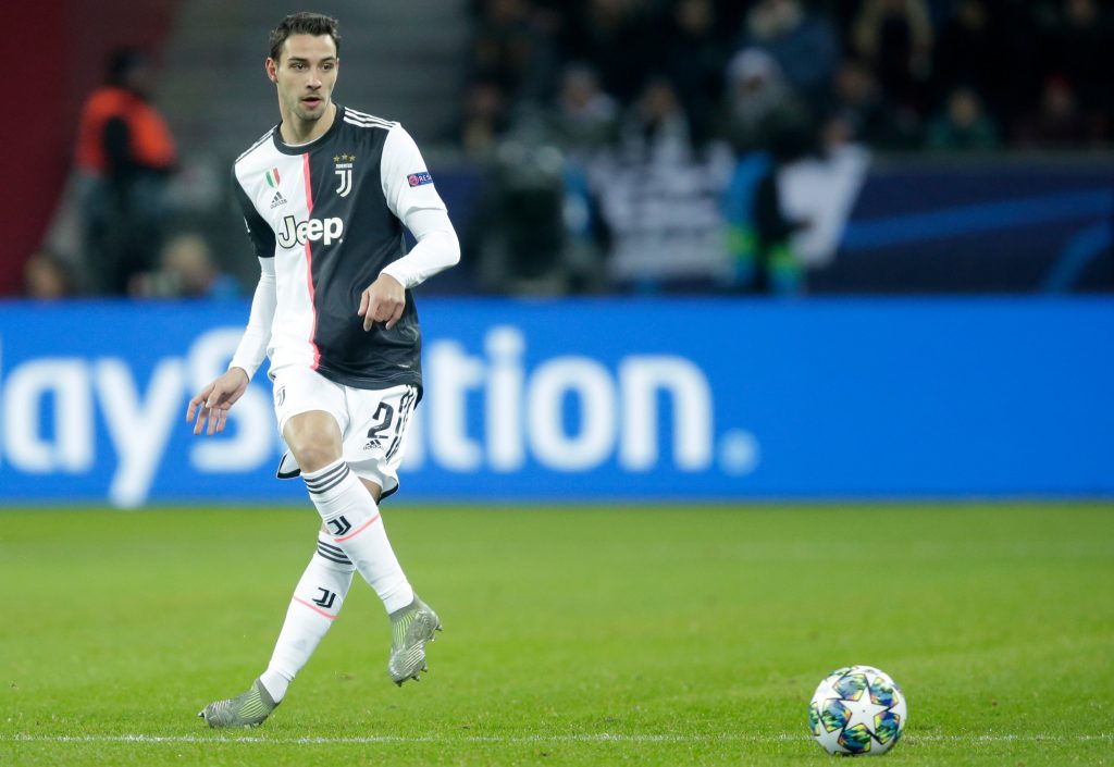 Juventus defender Mattia De Sciglio is out on loan at Lyon
