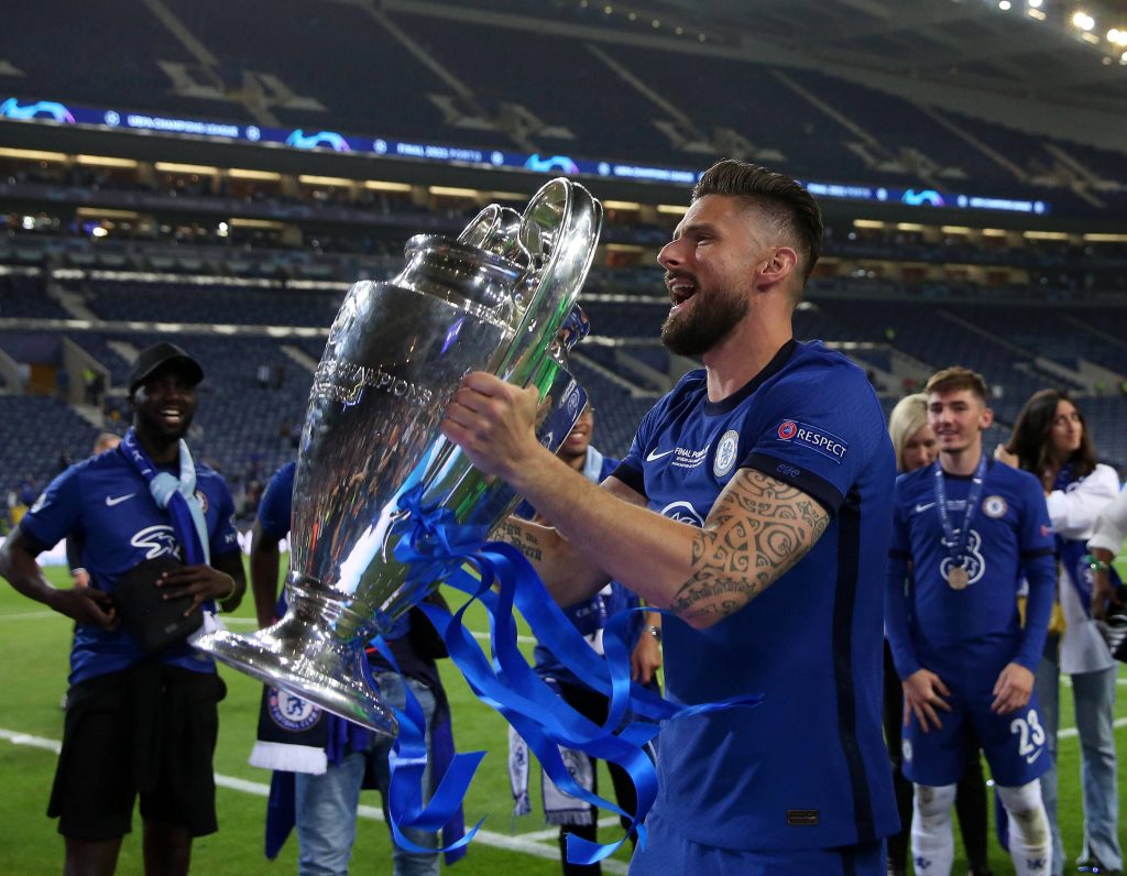 Olivier Giroud of Chelsea is expected to join AC Milan soon.