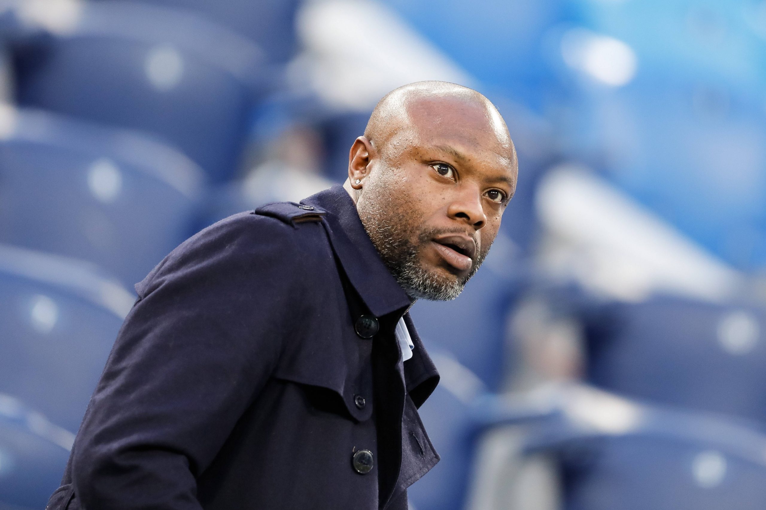 March 26 2018 Saint Petersburg Russia Former French football player William Gallas attends Fra