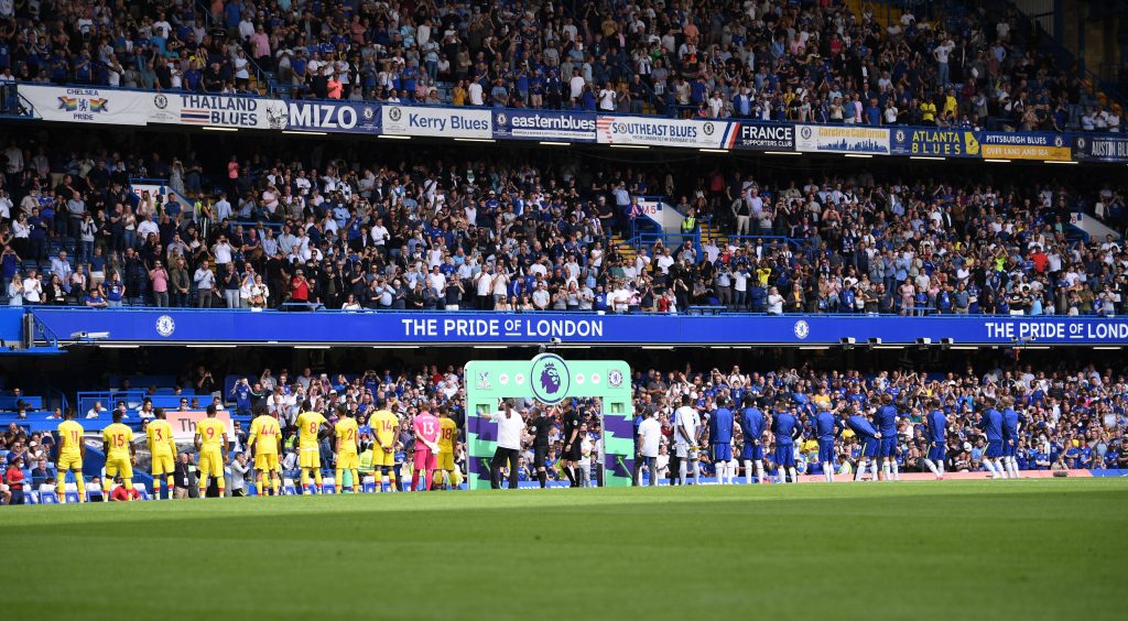 Chelsea among four Premier League clubs approved for 'safe standing' trial.