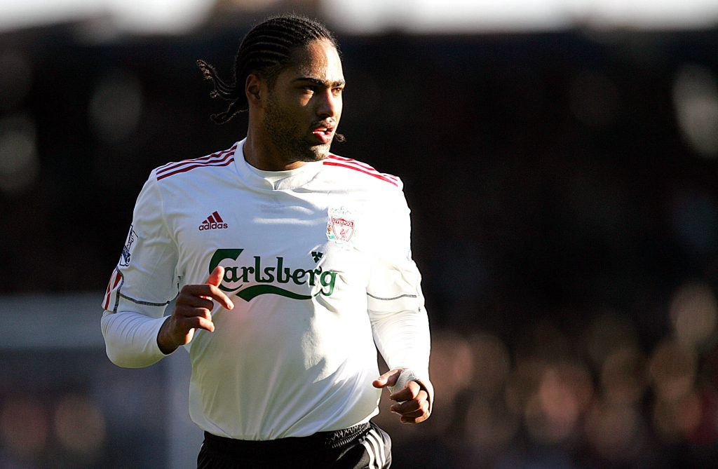Glen Johnson during his time at Liverpool.