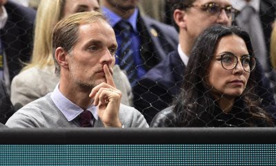 Thomas Tuchel watches a game from the stands. JBAutissier/Panoramic