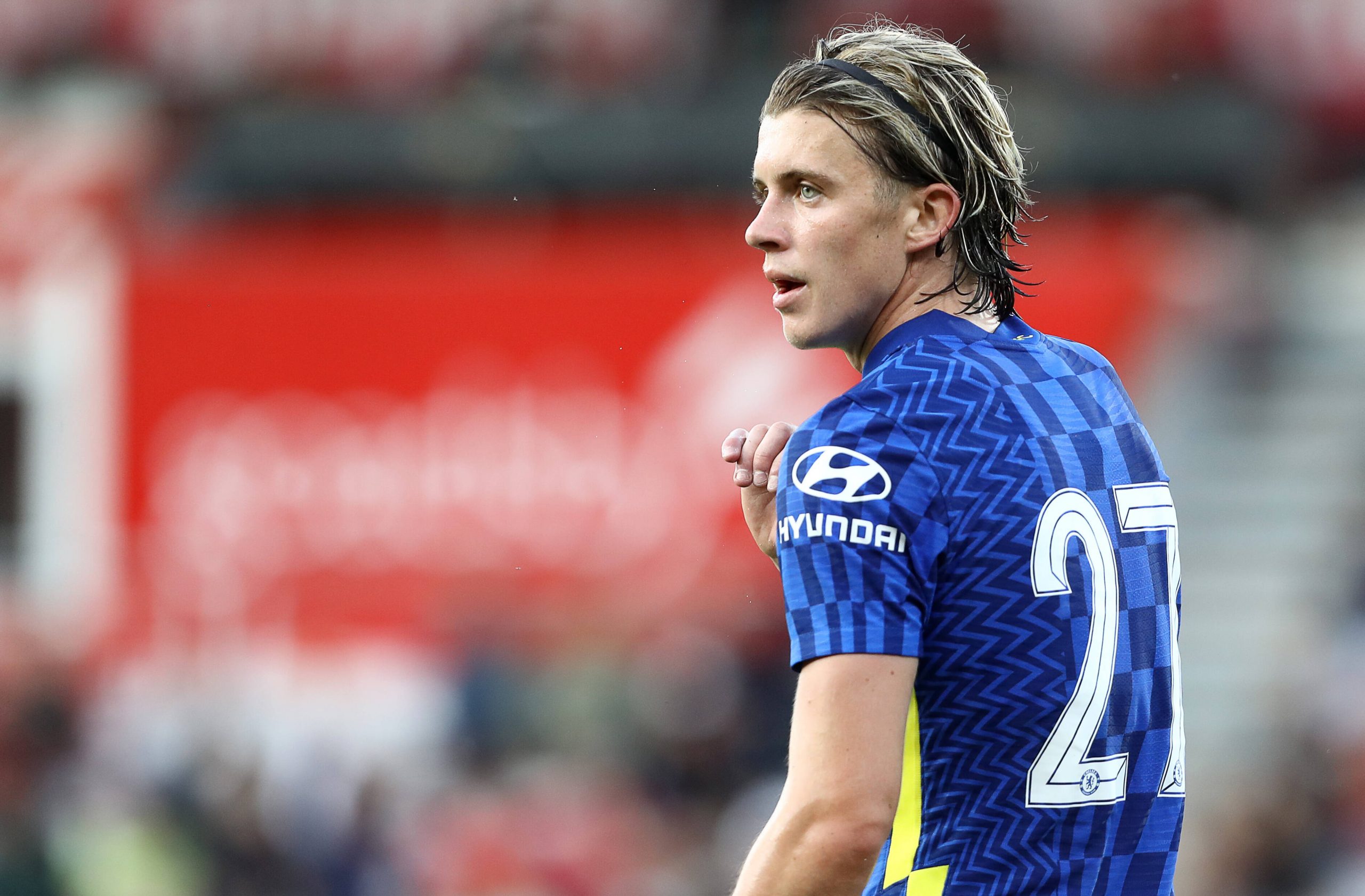 Bournemouth, England, 27th July 2021. Conor Gallagher of Chelsea during the Pre Season Friendly match at the Vitality St