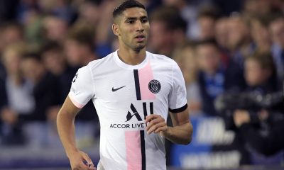 Achraf Hakimi of PSG is linked with Chelsea.