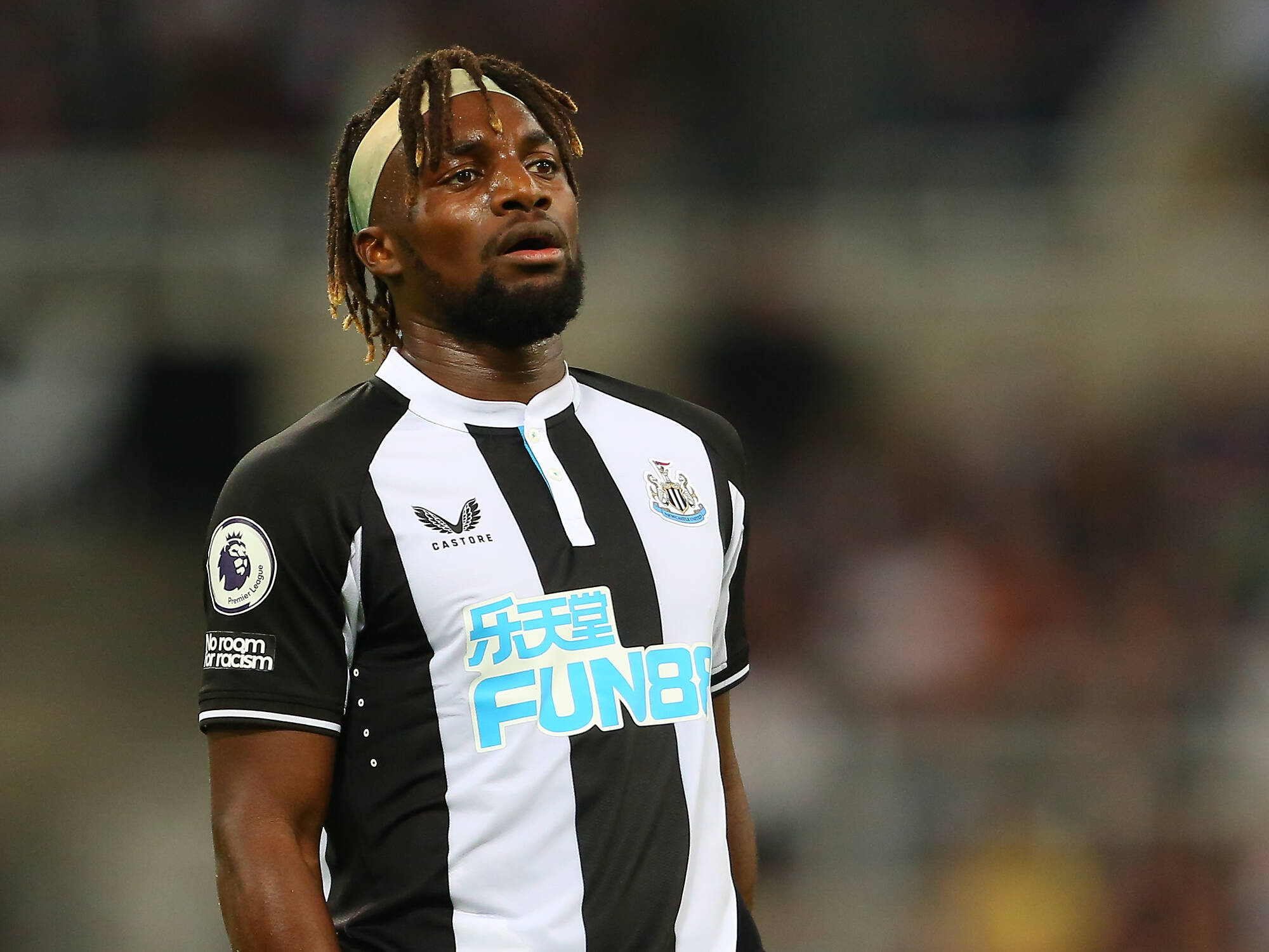 NEWCASTLE UPON TYNE, ENGLAND – SEPTEMBER 17: Allan Saint-Maximin of Newcastle United during the Premier League match bet