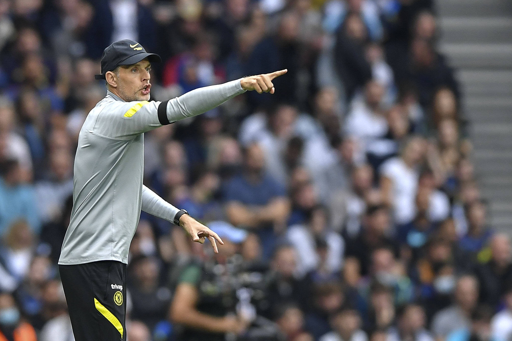 Thomas Tuchel Manager of Chelsea during the Premier League match between Tottenham Hotspur and Chelsea at Tottenham Hot