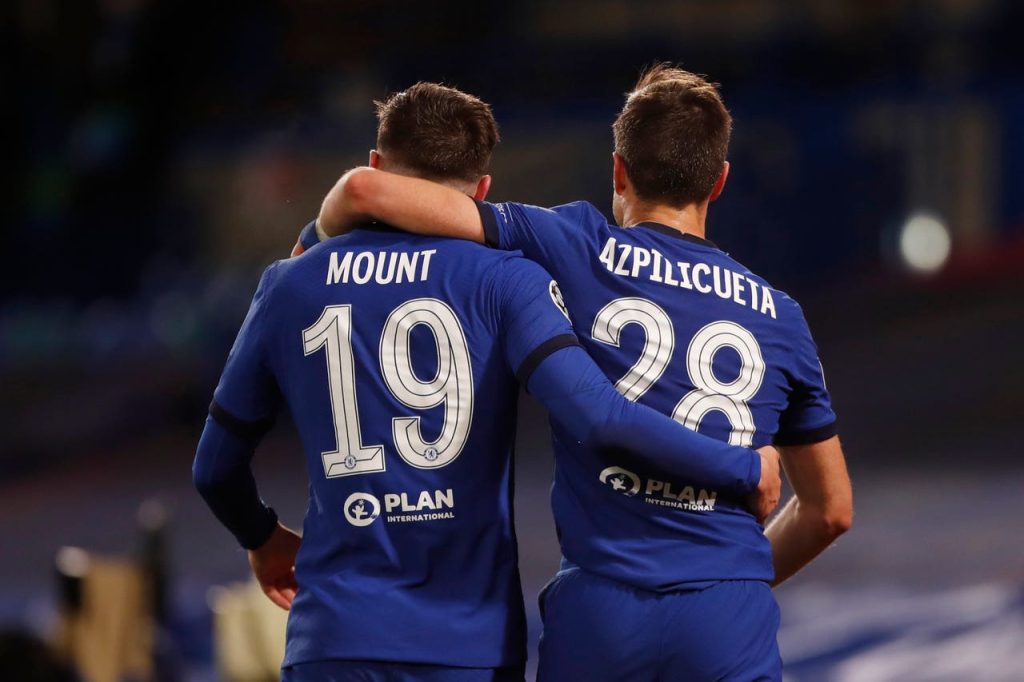 Early injury update on Chelsea trio Cesar Azpilicueta, Callum Hudson-Odoi and Mason Mount. (Credit: Alastair Grant/AP)