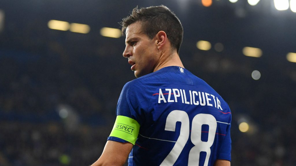 Chelsea captain Cesar Azpilicueta has his sights set on lifting the Carabao Cup trophy at Wembley next month
