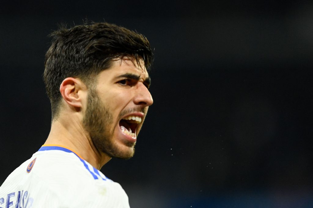 Transfer News: Chelsea target Real Madrid winger Marco Asensio as Eden Hazard alternative. (Photo by OSCAR DEL POZO/AFP via Getty Images)