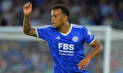 Ryan Bertrand in action for Leicester City. (Credit: Premier League)