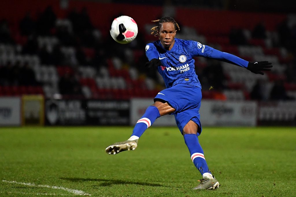 Chelsea youngster Tariq Uwakwe departs for League One side Crewe Alexandra. (Photo by Justin Setterfield/Getty Images)