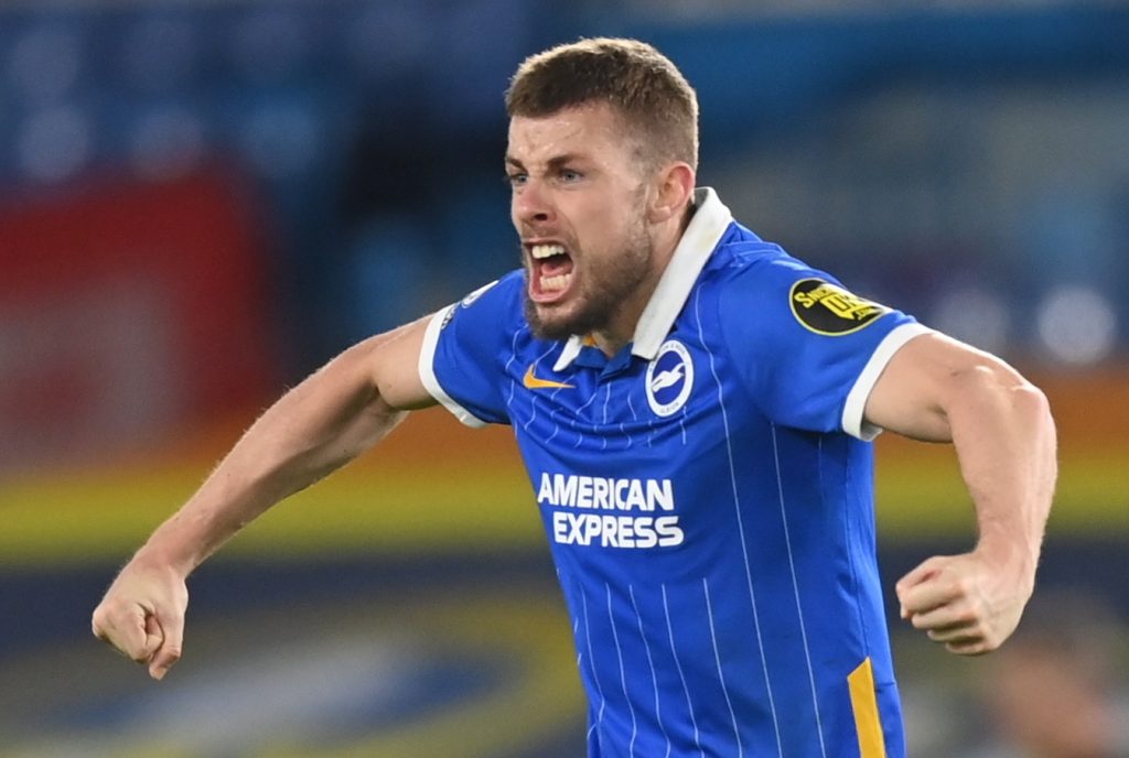 Transfer News: Chelsea eyeing Brighton and Hove Albion defender Adam Webster . (Credit: EPA)