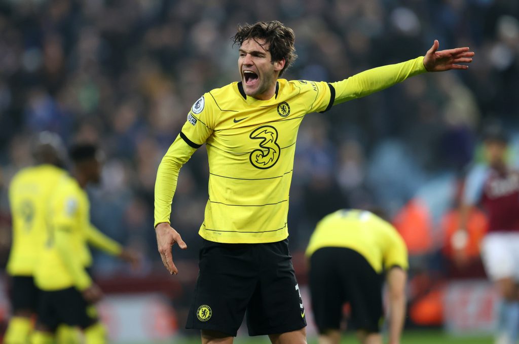 Chelsea Marcos Alonso requests Thomas Tuchel to drop him against Everton.  (Photo by Catherine Ivill/Getty Images)