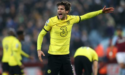 Marcos Alonso had a good game against Real Madrid. (Photo by Catherine Ivill/Getty Images)