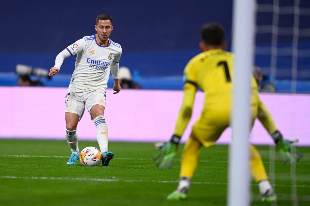 Arsenal enter race to sign Real Madrid ace Eden Hazard as Chelsea end pursuit. (Photo by OSCAR DEL POZO/AFP via Getty Images)