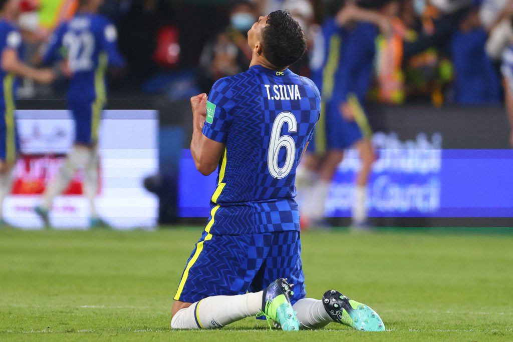 Chelsea defender Thiago Silva. 