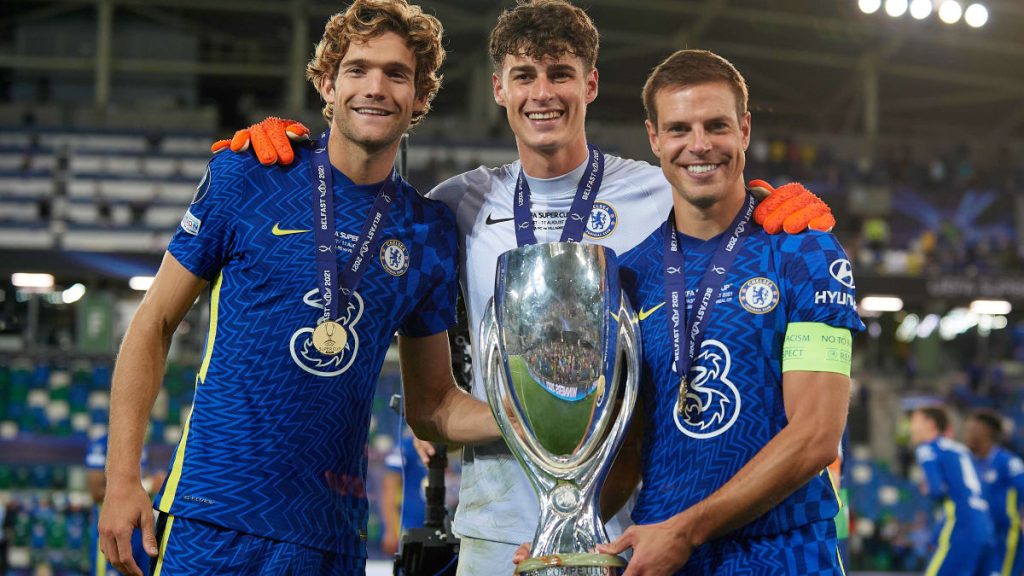 Chelsea is considering a double transfer with Barcelona this summer involving  Cesar Azpilicueta and Marcos Alonso.