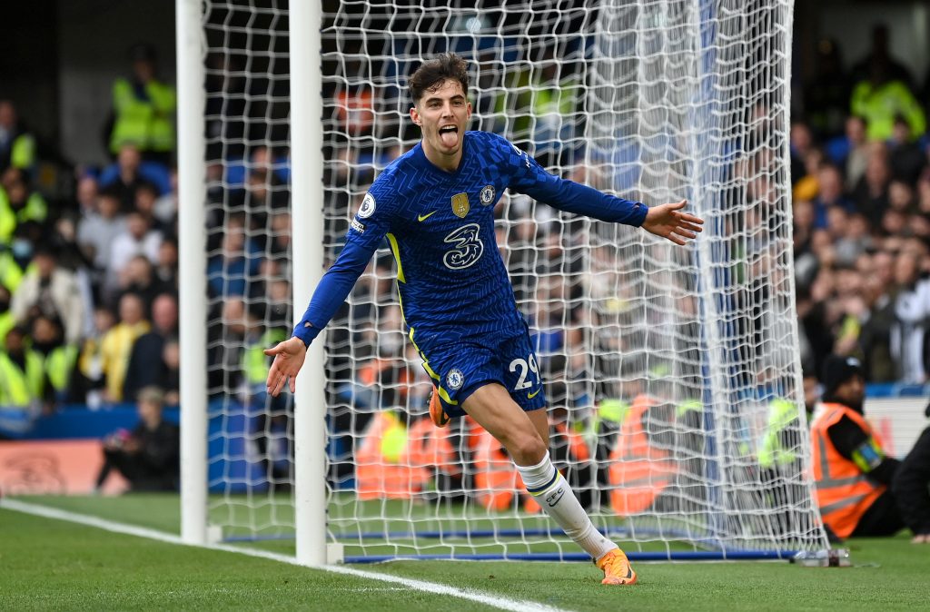 Kai Havertz usually plays as a striker for Chelsea. (Photo by Justin Setterfield/Getty Images)