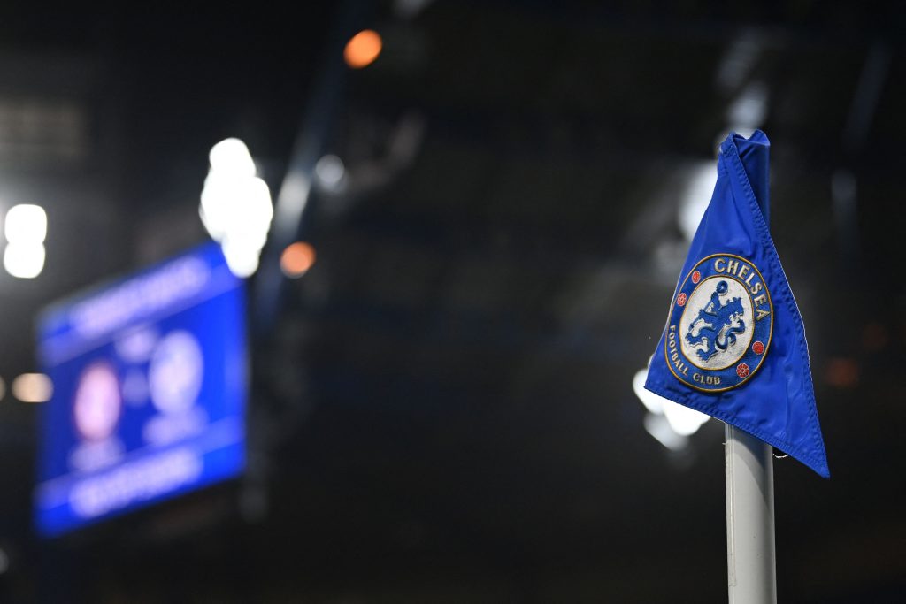 Chelsea shirt sponsor 'Three' asks Blues to remove logo from shirts amidst license restrictions.  (Photo by GLYN KIRK/AFP via Getty Images)