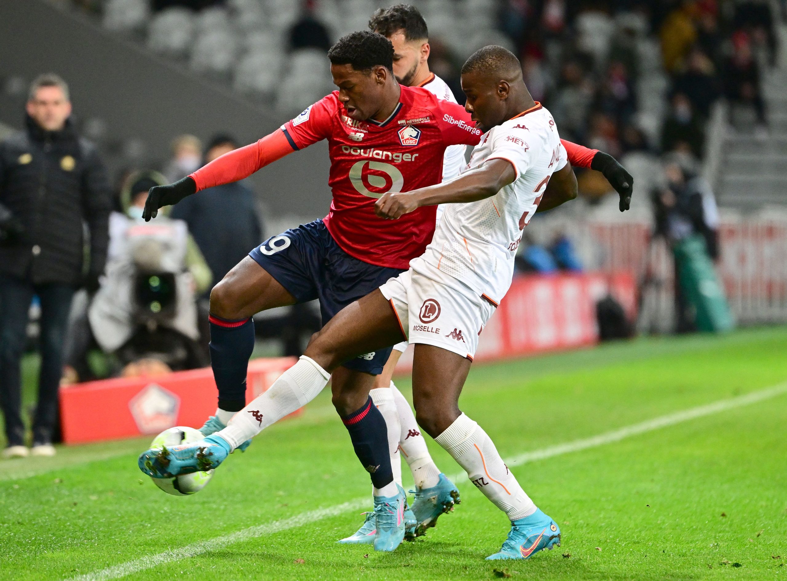 Jonathan David wants to leave Lille. (Photo by DENIS CHARLET/AFP via Getty Images)