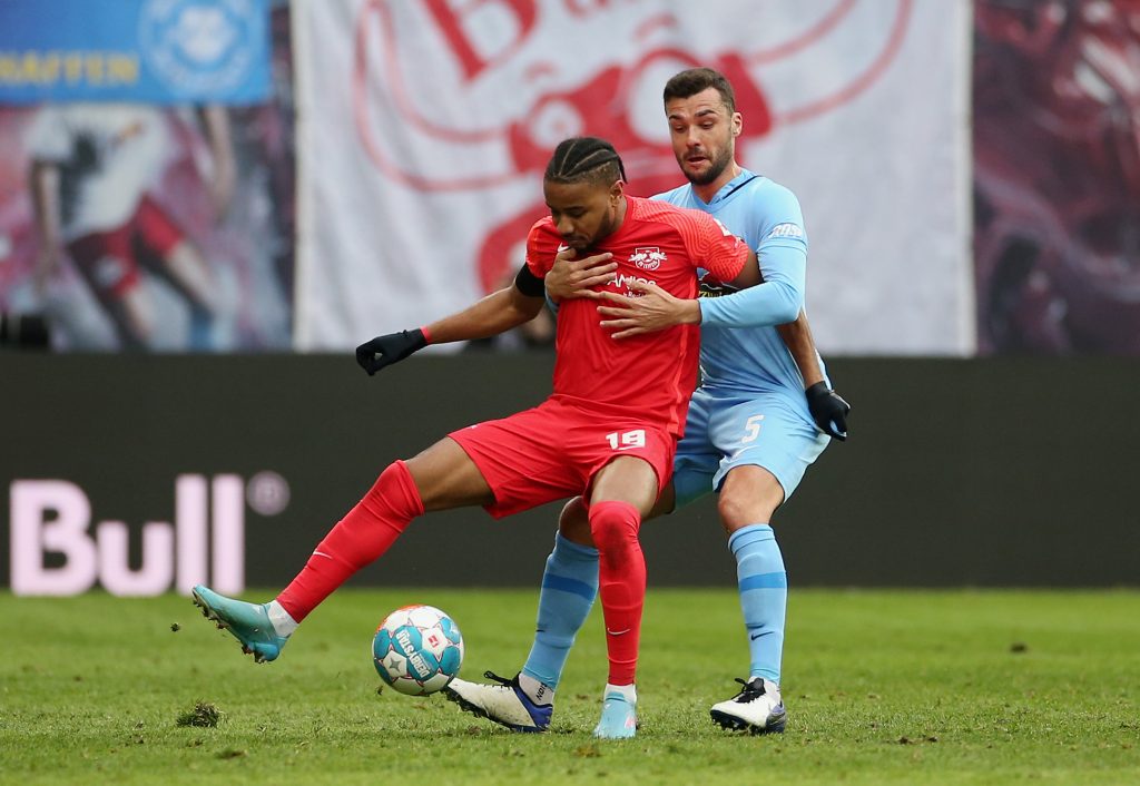Chelsea enter the race for RB Leipzig ace Christopher Nkunku amidst Real Madrid interest. (Photo by Cathrin Mueller/Getty Images)