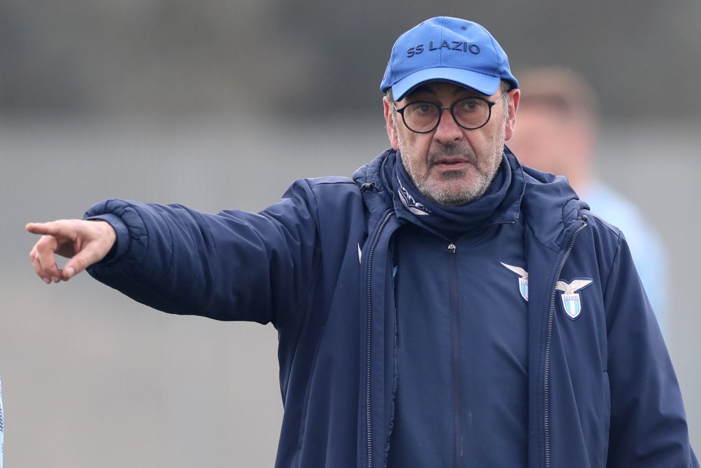 Maurizio Sarri's Lazio plot Chelsea raid to sign Emerson Palmeiri and Callum Hudson-Odoi. (Photo by Paolo Bruno/Getty Images)