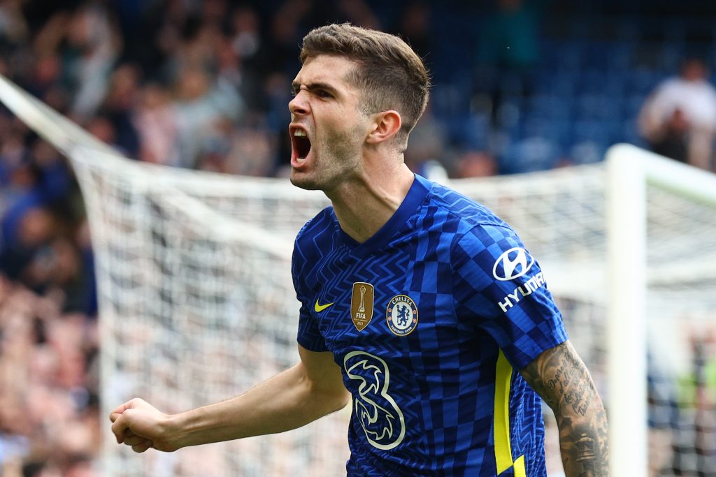 Christian Pulisic claims Chelsea are excited to face Real Madrid in the Champions League quarterfinal. (Photo by Clive Rose/Getty Images)