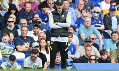 Thomas Tuchel lost to Frank Lampard when Everton took on Chelsea yesterday. (Photo by JUSTIN TALLIS/AFP via Getty Images)
