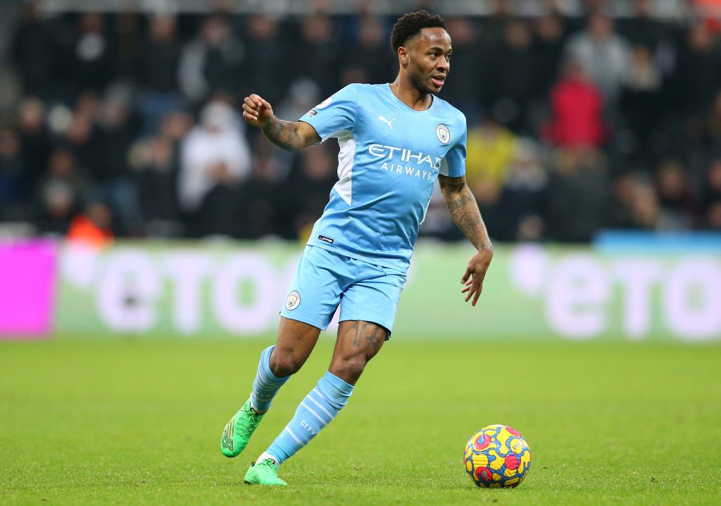 Raheem Sterling has joined Chelsea as the winger becomes the first signing of the summer. (Photo by Alex Livesey/Getty Images)