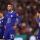 Hakim Ziyech of Chelsea looks dejected in the match against Southampton.