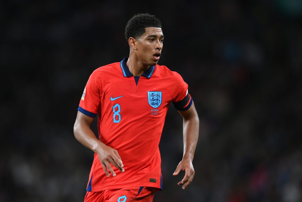 Jude Bellingham of England during the UEFA Nations League League A Group 3 match against Germany.