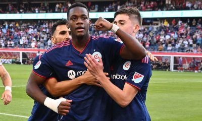Jhon Duran celebrates afters coring for MLS side Chicago Fire. (Image: Twitter) Chelsea transfer news latest