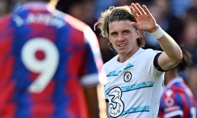 Chelsea's Conor Gallagher scored his first goal for the club in a win against Crystal Palace.