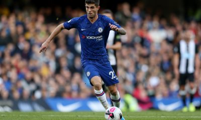 Christian Pulisic of Chelsea during a Premier League match against Newcastle United. (Photo by Paul Harding/Getty Images)